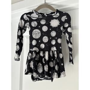 Bums & Roses Planetary Twirl Bodysuit VGUC Size 6-12 months